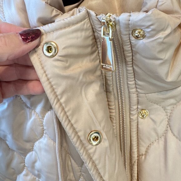 NWT kate spade Long Belted Vest in Soft Clay - Picture 5 of 6